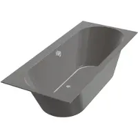 Xenz Ligbad Beterbad Madeira 170x75 cm Inclusief Badpoten Antraciet