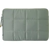 Selencia Puffy Laptophoes 15-16 inch - Laptopsleeve - Sage Green