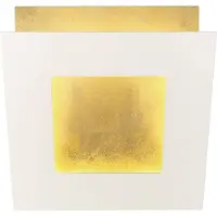Mantra-Iluminacion LED-wandlamp Dalia, wit / opaal, Woon-/ Eetkamer, Aluminium, Modern, LED wandlamp