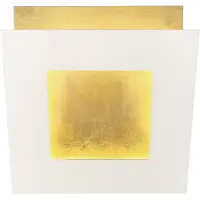 Mantra-Iluminacion LED-wandlamp Dalia, wit / opaal, Woon-/ Eetkamer, Aluminium, Modern, LED wandlamp