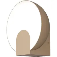 Mantra-Iluminacion LED-wandlamp Oculo, messing / goud, Woon-/ Eetkamer, metaal, LED wandlamp