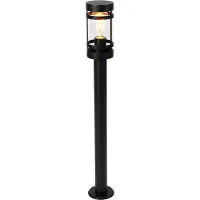 QAZQA Smart buitenlamp zwart 80 cm IP44 incl. Wifi ST64 - Gleam
