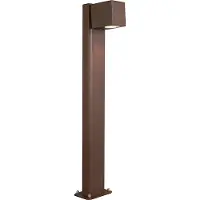 QAZQA Smart staande buitenlamp roestbruin 65 cm IP44 incl. Wifi GU10 - Baleno