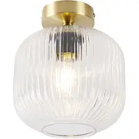 QAZQA Smart plafondlamp messing incl. Wifi A60 - Karel