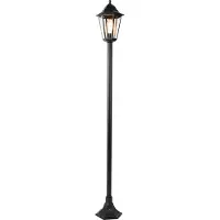 QAZQA Smart staande buitenlamp zwart 170 cm incl. Wifi ST64 - New Orleans