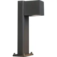 QAZQA Smart staande buitenlamp antraciet 30 cm IP44 incl. Wifi GU10 - Baleno