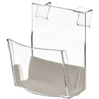 IDesign Haarverzorging Organizer Hangend The Home Edit Transparant (12 x 12 cm)