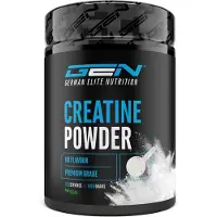 German Elite Nutrition Creatine Poeder - 1kg / 1000 g - Zuiver Creatine Monohydraat - Optimale Oplosbaarheid - Veganistisch - Geen Additieven - Zuiver Poeder