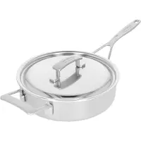 Demeyere Sauteuse Industry 5 Laag Met Deksel 24 cm