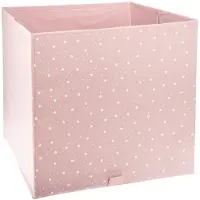 Atmosphera Opbergdoos Vierkant - Sterren, Roze - (29x29x29cm)