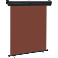 vidaXL Balkonscherm 145x250 cm bruin