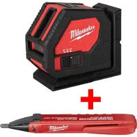 Milwaukee CLL-C Alkaline kruislijnlaser Groen