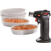 GEFU Keukenbrander Crème Brûlèe Set Carmello Wit (5-Delig)