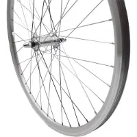 Roland voorwiel 26 x 1.75 vast alu v-profil zilver zink spk