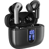 PrimeSound P-10 Draadloze Oordopjes - Bluetooth 5.3 - 30 Uur Afspeeltijd - IPX5 Waterdicht - Touch Bediening - Zwart