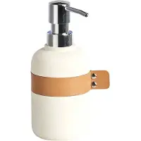 Zeller Zeepdispenser met pomp voor vloeibare zeep,