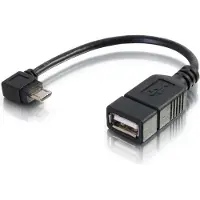 C2G Mobile Device USB Micro-B to USB Device OTG Adapter Cable - USB-adapter - USB (M) naar micro-USB type B (V) - 15 cm - zwart