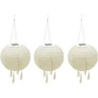 Lumisky Set van 3 zonnelantaarns D30CM HIMALAYA