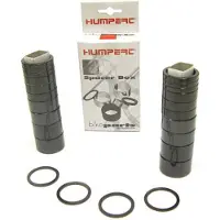 Ergotec Ahead spacer 1-1/8" - zwart (20 delig)