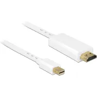 DeLOCK Premium Mini DisplayPort 1.1a naar HDMI 1.3 kabel (Full HD 1080p) / wit - 1 meter