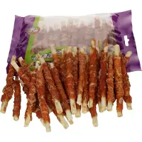 Braaaf 2x Hondensnack Rol Sticks Kip 12,5 cm 300 gr