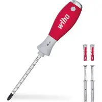 Wiha Plugschroevendraaierset SoftFinish | met pluggen | met 6 mm ronde schacht | in blister | 5-delig - 41289 - 41289