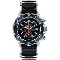 Chris Benz - CB-C300X-LB-NBS - Duikershorloge - Unisex - Quartz