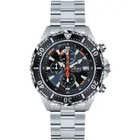 Chris Benz - CB-C300X-NB-MB - Duikershorloge - Unisex - Quartz