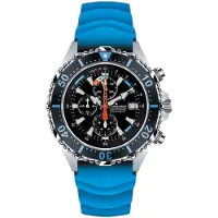 Chris Benz - CB-C300X-LB-KBB - Duikhorloge - Unisex - Quartz