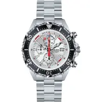 Chris Benz - CB-C300X-SI-MB - Duikershorloge - Unisex - Quartz