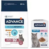 Advance Kat Gesteriliseerd Sensitief Senior 10+ - Droogvoeding voor Katten