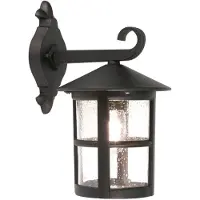 ELSTEAD Wandlamp buiten Hereford, zwart, Aluminium, Modern, Wandlamp buiten