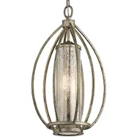 Kichler LED Hanglamp Rosalie | 1X E27 Max 60W | Dimbaar | Sterling Gold