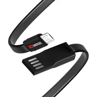 Crosscall CP.PE.NR000, 1,2 meter, USB A, Micro-USB B, USB 2.0, Mannelijk/mannelijk, Zwart, Rood