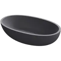 Riho Waskom escala 55x32 cm solid surface mat antraciet