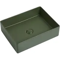 Guido Gusto Wastafel Vincenza 47x36x13cm mat groen