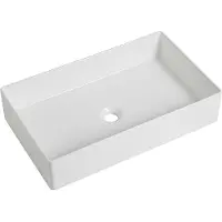 Guido Gusto Wastafel Vincenza 60x36x13cm glans wit