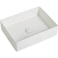 Guido Gusto Wastafel Vincenza 47x36x13cm mat wit
