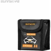 Sunnylife LiPo Safe Bag voor DJI Mini 5 Pro / Mini 4 Pro / Mini 3 Pro / Mini 3 – 2 Accu’s
