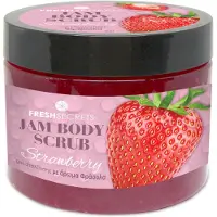 Fresh Secrets Body Scrub Voedend, Aardbei 320ml