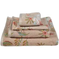 Pip studio Douchelaken Secret Garden Khaki (Set van 3)
