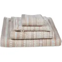Pip studio Washandje Geometric Print Sand (Set van 3)