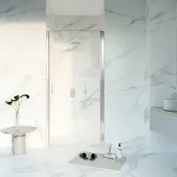 FortiFura Galeria Douchedeur - 60x200 - Profiel - veiligheidsglas - anti kalk - chroom SW1122467