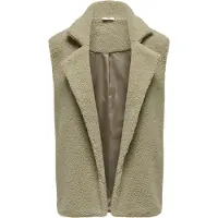 JDY Jacqueline de Yong Gilet Jdywella S/l Pocket Vest Jrs 15311835 Tannin Dames Maat - M