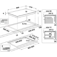 Whirlpool SMP9010CNE IXL Inductie van Whirlpool
