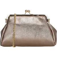 Charm London Beugel Schoudertasje Anna Metallic Champagne