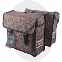 Voltano Dubbele Fietstas Crimson Leaf - 38 Liter - Waterdicht Polyester