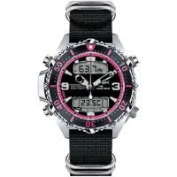 Chris Benz - CB-D200X-P-NBS - Duikershorloge - Unisex - Quartz