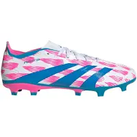 Adidas Predator League Gras Voetbalschoenen (FG) Wit Roze Blauw