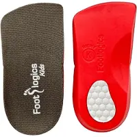Footlogics Kids inlegzool – Geschikt voor hakken, van kunststof – 3/4 corrigerende inlegzool voor kinderen in de groei – SK 29/31